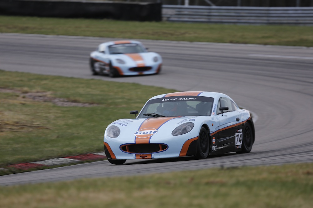 Morten Dons vandt begge sine løb på Anderstorp Raceway.
(Foto: Racefoto.se)